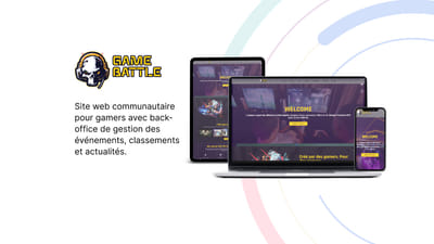 Game Battle Arena - Création de site internet