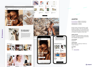 Yoself.de Online Shop - E-Commerce