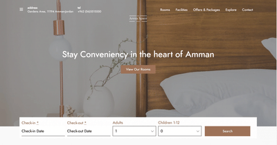 Web Development for a 4-star Hotel - Website Creation