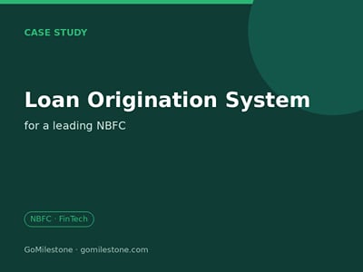 Loan Origination System (LOS) for a Leading NBFC - Développement de Logiciel