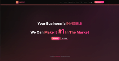 NERDSEY : Brand Website - Aplicación Web