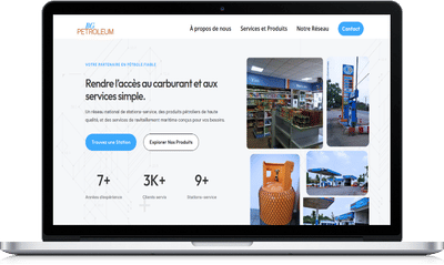 BG Petroleum Sarl Website Design and Development - Création de site internet