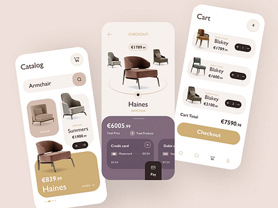 Makeral Furniture - Application mobile