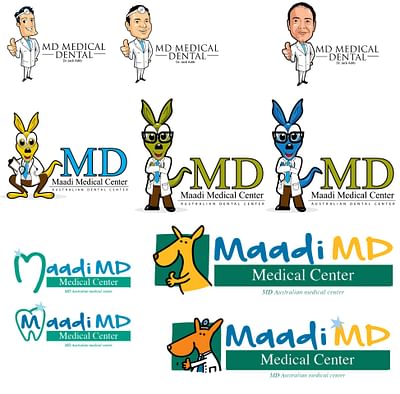 MD Dentist Logo - Grafikdesign