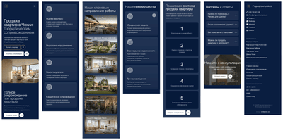 Multi-Page Website Development | Prague Property Sale - Design & graphisme