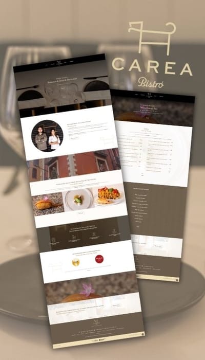 Diseño de página web para Restaurante - Creación de Sitios Web