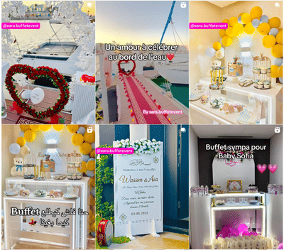 Sara Buffet Event - Werbung