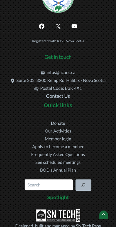 Website Creation for a large organisation - Création de site internet