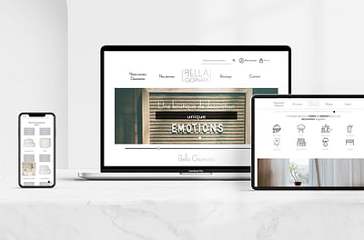 Création site e-commerce BELLA GIORNATA - Branding y posicionamiento de marca