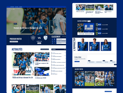 Création du site internet du Castres Olympique (top 14 rugby) - Création de site internet