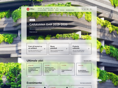 Ordinul Arhitectilor din Romania - Website - Ergonomy (UX/UI)