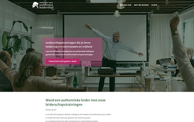 Website voor Undefended Leader Instituut - Website Creation