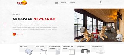 SUNSPACE Newcastle - Website Creation