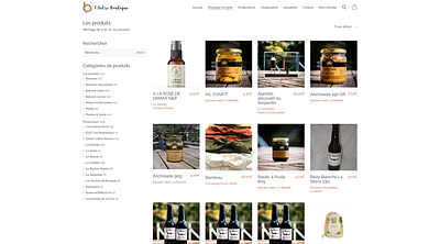 Boutique en Ligne - Producteurs locaux Grasse - Création de site internet