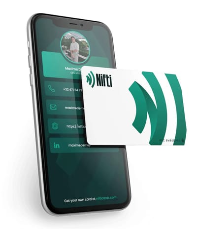 Nifticards - Digital Business Cards - Application web