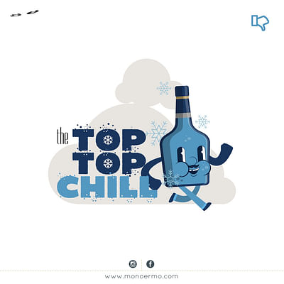 Logotipo The Top Top Chill - Branding y posicionamiento de marca