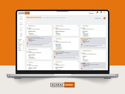 SCAMAC-IMMO - CRM de gestion des leads immobilier - Application web