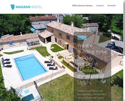 MAGRAN Kastel — holiday property site for the Adriatic coast - Website Administratie