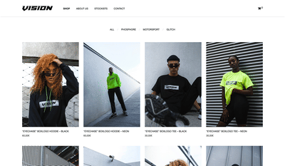Boutique en ligne - Website Creation