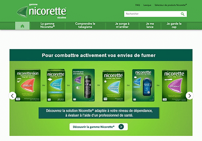 Nicorette : Accompagnement digital - Photographie