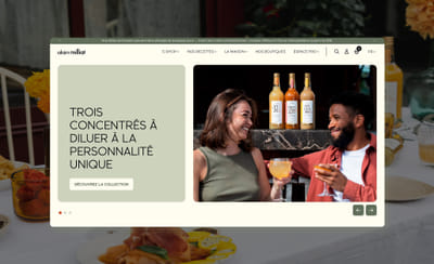Refonte Shopify pour Alain Milliat (E-commerce B2C) - E-commerce
