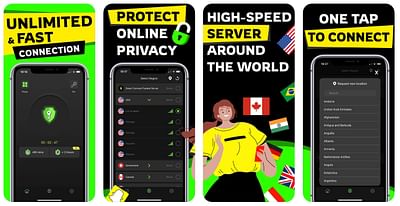 Lime VPN - Application mobile