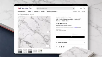 Worktop City — Turning complexity into sales - Website Creation