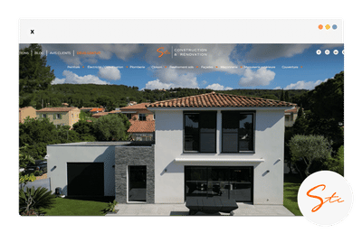 Refonte de site - STI Construction & Rénovation - Référencement naturel