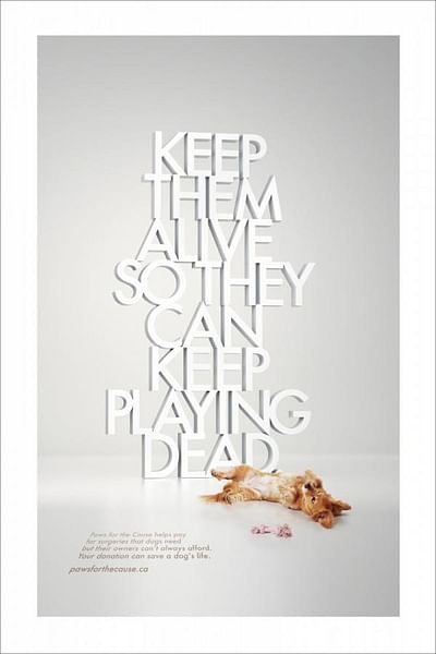 PLAYING DEAD - Advertising