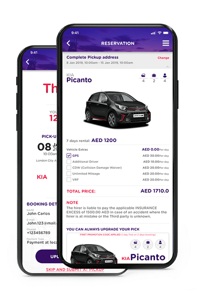 Indigo Rent A Car - Applicazione Mobile