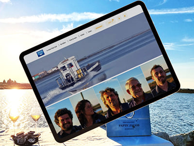 Site Internet : Papin Jacob - Website Creatie