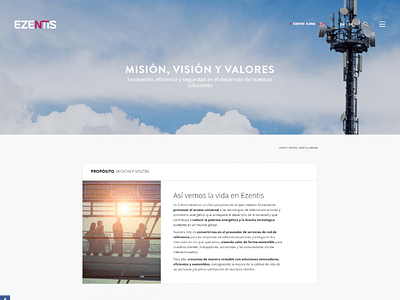 Ezentis: diseño y desarrollo web a medida - Aplicación Web