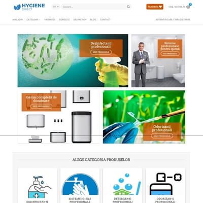 ONLINE STORE – HYGIENE AND CLEANING PRODUCTS - E-commerce
