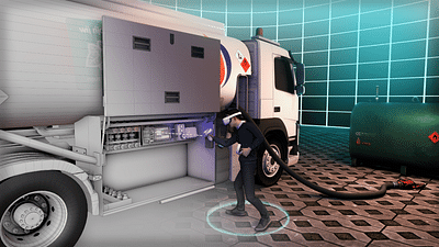 Fuel Delivery Training in Virtual Reality - 3D