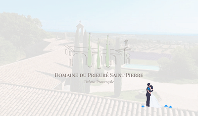 Logo et site vitrine pour lieux de mariage - Identité Graphique