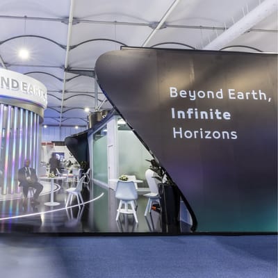 Exhibition stand for Saudi Space Agency - Outdoor Advertising