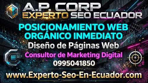 Ap Corp Experto SEO Ecuador Posicionamiento Web Orgánico Inmediato cover