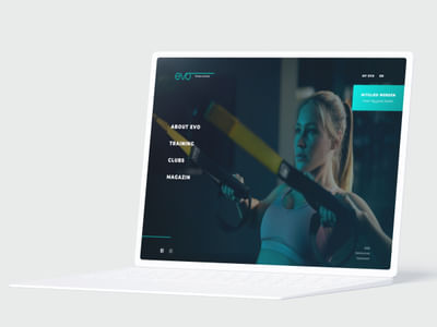 EVO Fitness Website Redesign - Ergonomy (UX/UI)