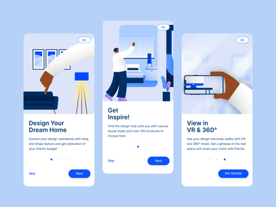 Home Decorating App & Website - Webseitengestaltung