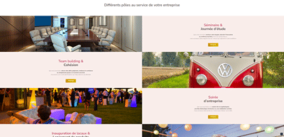 Refonte entière du site SOP Events - Référencement naturel