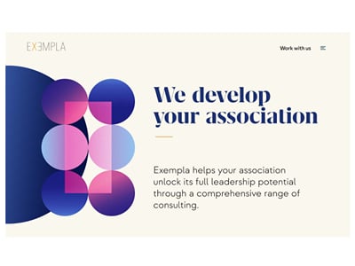Exempla — Identité de marque, site web et design system - Ergonomy (UX/UI)
