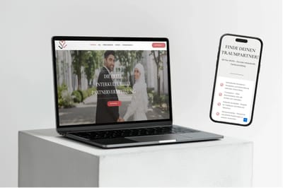 Webseite für eine Partnervermittlungsagentur - Webseitengestaltung