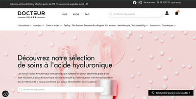 Docteur Filler - Création de site internet