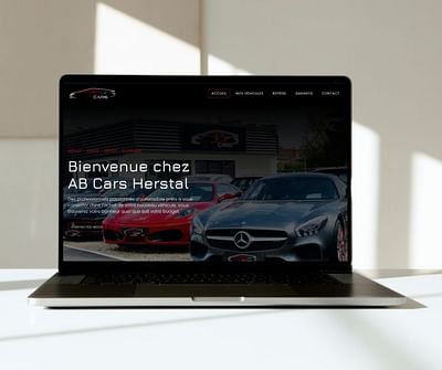 Création d'un site sur mesure - AB Cars - Marketing