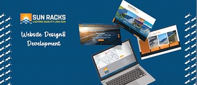 Website design and development for Sun Racks - Creación de Sitios Web