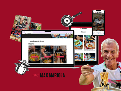 Sito Web Max Mariola - Webseitengestaltung