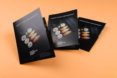 Cartes de mets et bons cadeaux pour un restaurant - Design & graphisme