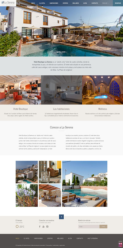 Página Web Hotel La Serena Altea - Photography