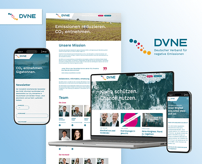 DVNE Logo-Entwicklung und Website Relaunch - Webseitengestaltung
