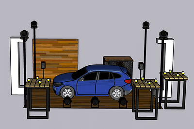 Installation d'un corner pour le Salon de l'Auto - Evénementiel